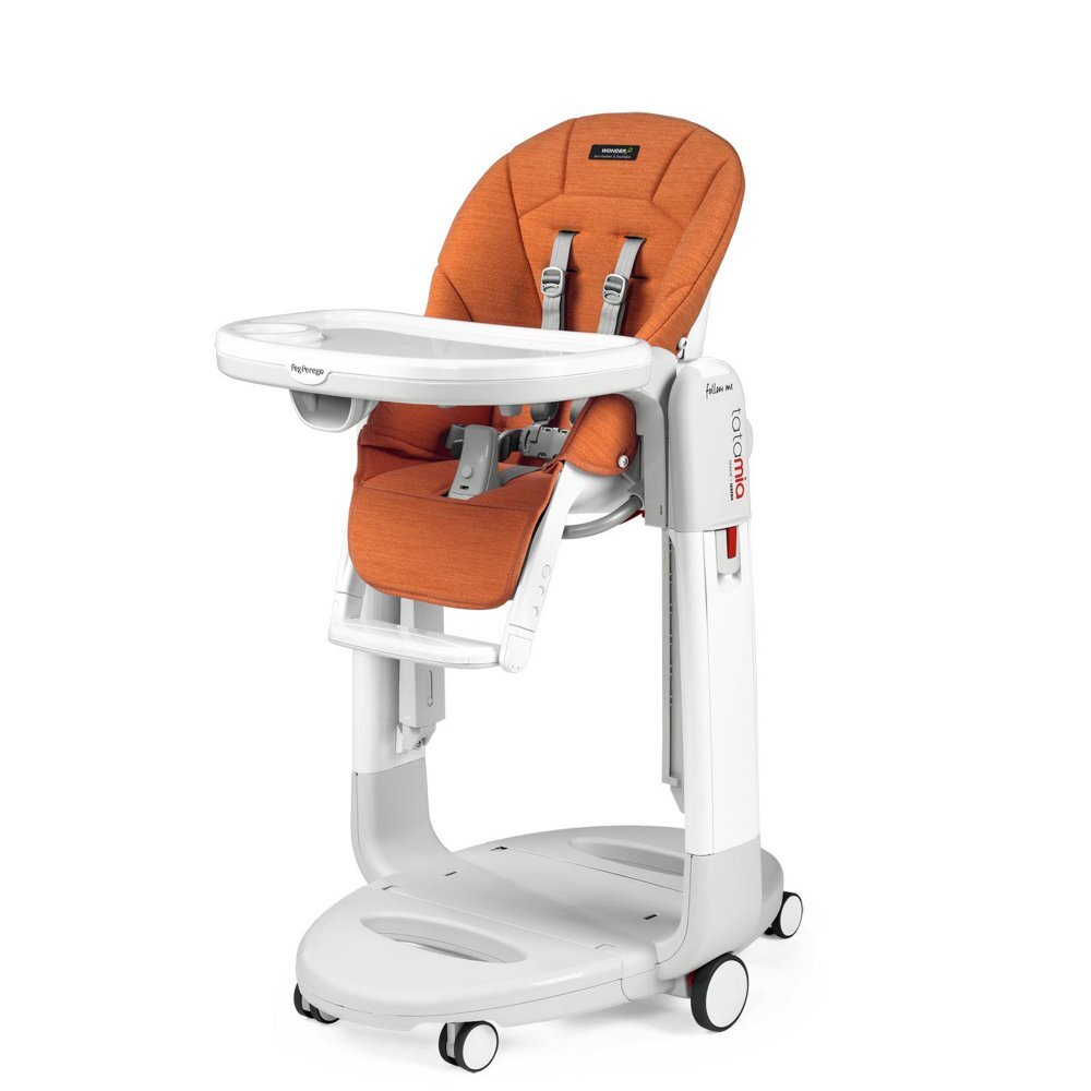 PEG-PEREGO Scaun de masa 3 in 1 Peg Perego Tatamia Follow Me 0-15 Kg Wonder Orange Portocaliu