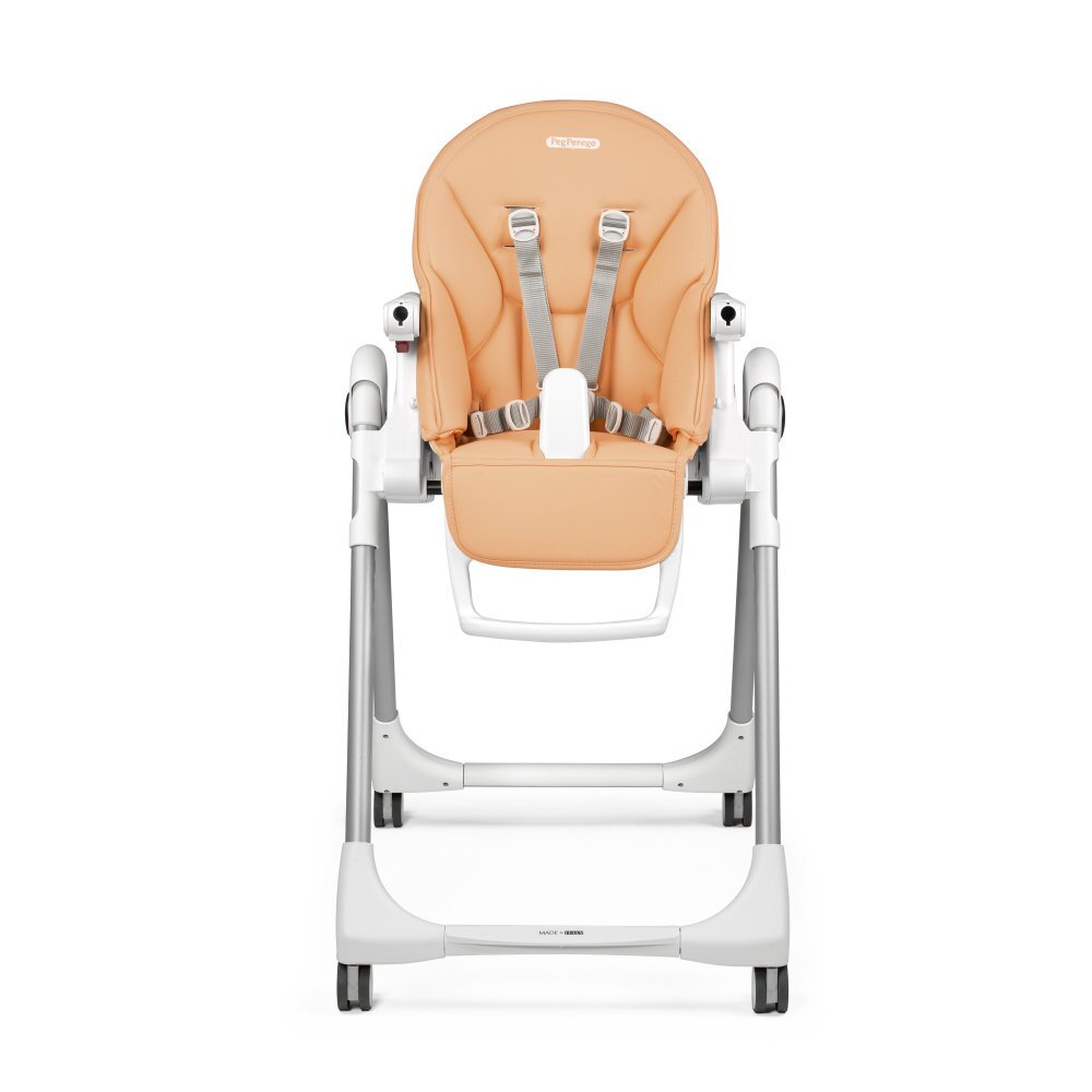 PEG-PEREGO Scaun de masa Peg Perego 2 in 1 Prima Pappa Zero Follow Me Peach Portocaliu