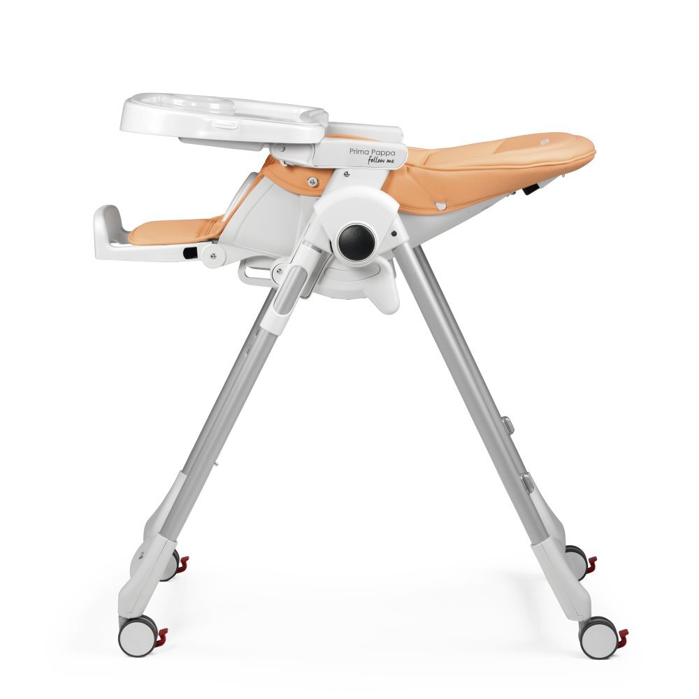 PEG-PEREGO Scaun de masa Peg Perego 2 in 1 Prima Pappa Zero Follow Me Peach Portocaliu