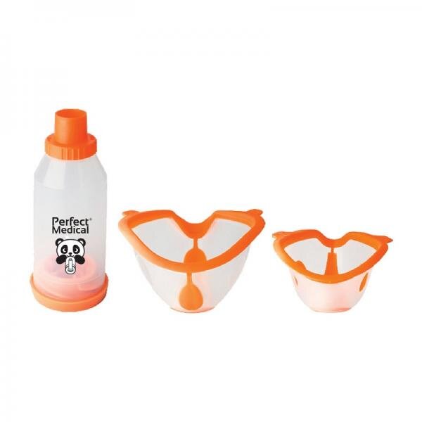 PERFECT MEDICAL Camera de inahalare Spray cu 2 masti copii adulti