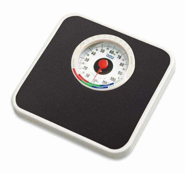 PERFECT MEDICAL Cantar mecanic cu indicator de sanatate si suprafata cauciucata antiderapanta