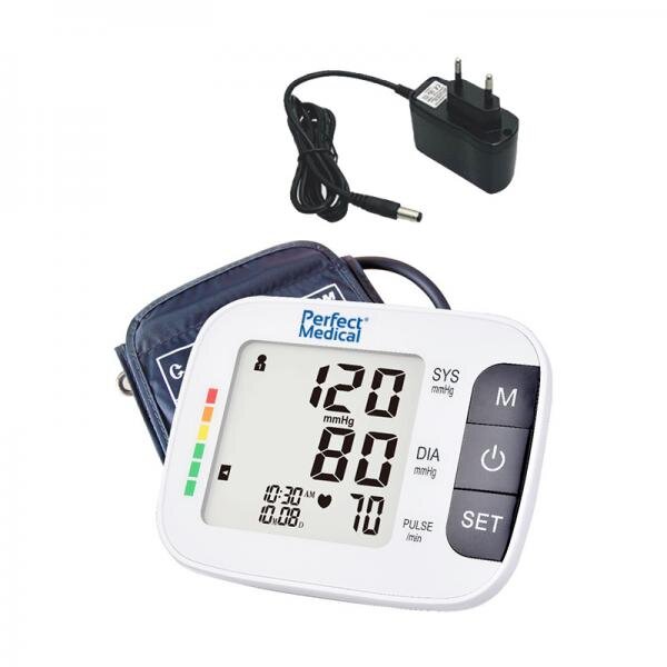 PERFECT MEDICAL Tensiometru de brat cu adaptor la priza