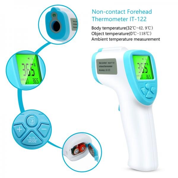 PERFECT MEDICAL Termometru cu infrarosu Non Contact de mare precizie