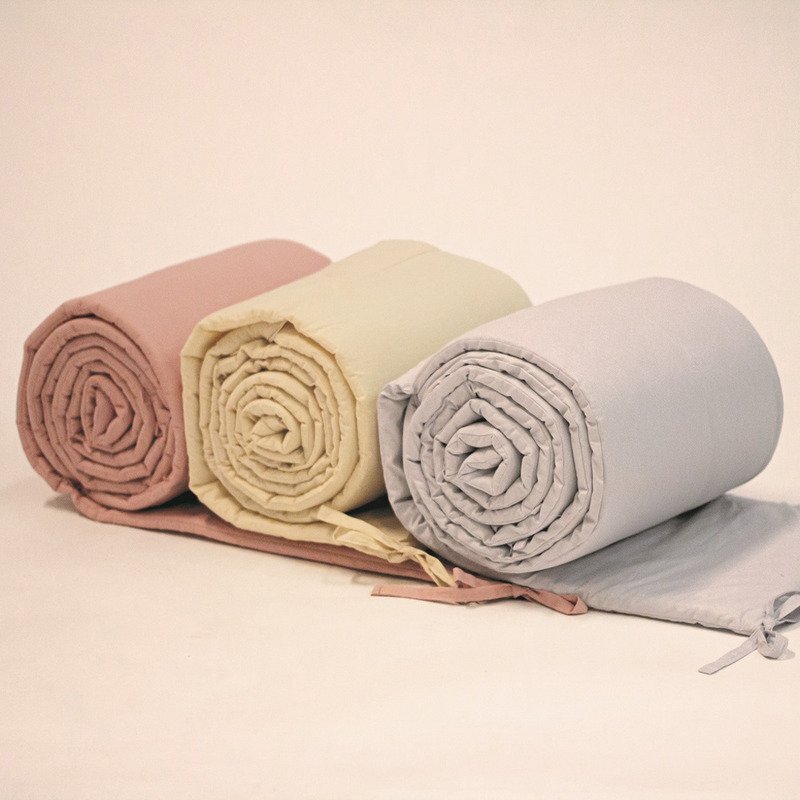 Petite&Mars Aparatoare pentru patut PetiteMars 120x60 cm Tilly gri deschis