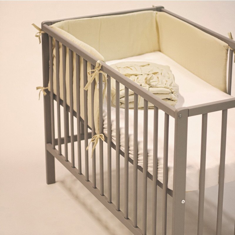 Petite&Mars Aparatoare pentru patut PetiteMars 120x60 cm Tilly gri deschis