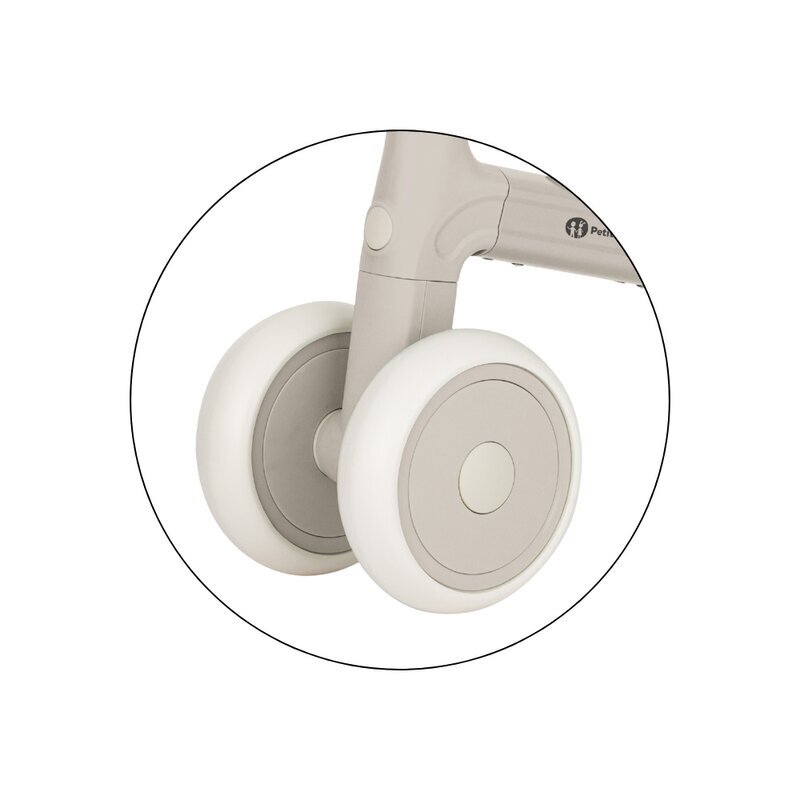 Petite&Mars Bicicletatricicleta pentru copii PetiteMars Bingo Bej 3 in 1 multifunctionala cu pedale detasabile ghidon directionabil sa reglabila pe inaltime 2.3 kg greutate admisa 25 kg 12-36 luni