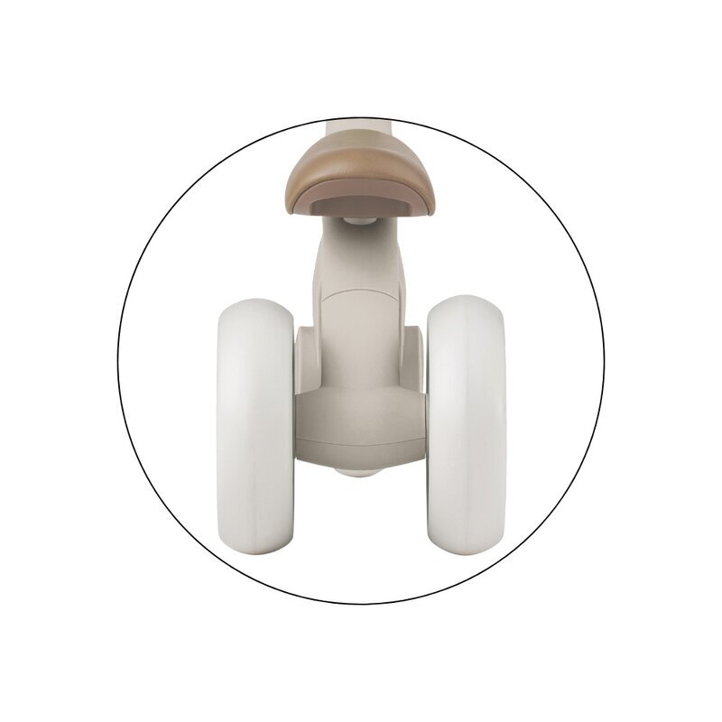 Petite&Mars Bicicletatricicleta pentru copii PetiteMars Bingo Bej 3 in 1 multifunctionala cu pedale detasabile ghidon directionabil sa reglabila pe inaltime 2.3 kg greutate admisa 25 kg 12-36 luni