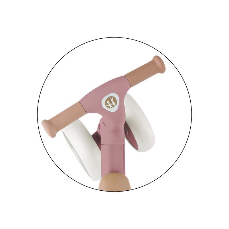 Petite&Mars Bicicletatricicleta pentru copii PetiteMars Bingo Roz 3 in 1 multifunctionala cu pedale detasabile ghidon directionabil sa reglabila pe inaltime 2.3 kg greutate admisa 25 kg 12-36 luni