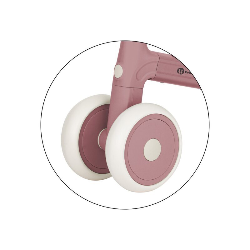 Petite&Mars Bicicletatricicleta pentru copii PetiteMars Bingo Roz 3 in 1 multifunctionala cu pedale detasabile ghidon directionabil sa reglabila pe inaltime 2.3 kg greutate admisa 25 kg 12-36 luni
