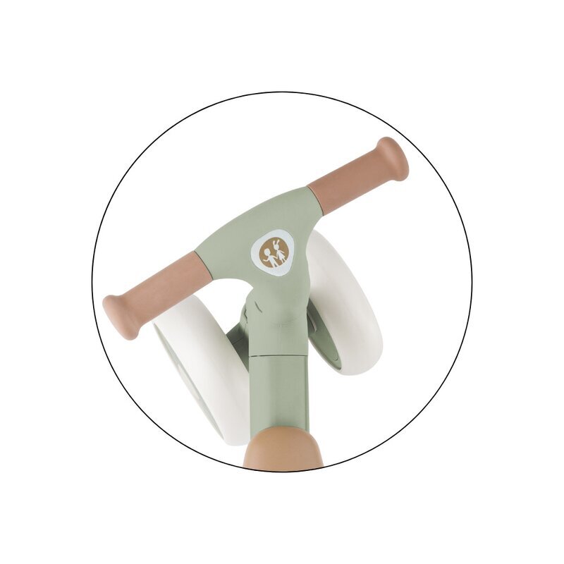 Petite&Mars Bicicletatricicleta pentru copii PetiteMars Bingo Verde 3 in 1 multifunctionala cu pedale detasabile ghidon directionabil sa reglabila pe inaltime 2.3 kg greutate admisa 25 kg 12-36 luni
