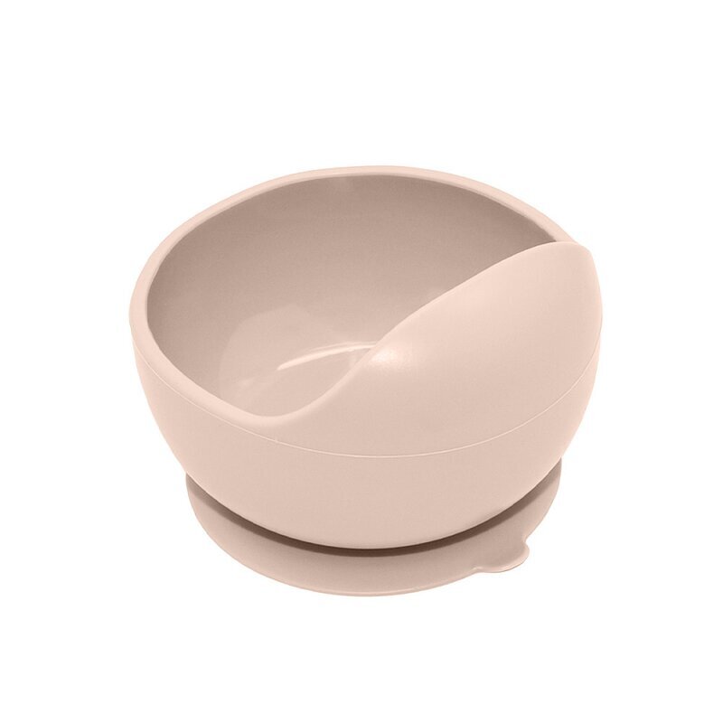 Petite&Mars Bol din silicon PetiteMars fara BPA cu ventuza TakeMatch 6 luni+ bej