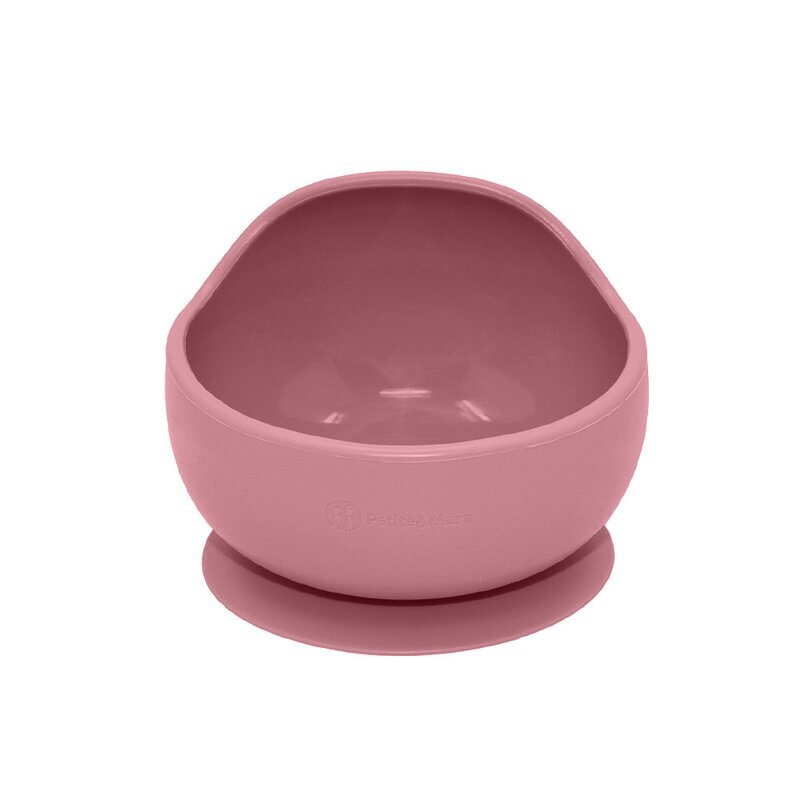Petite&Mars Bol din silicon PetiteMars fara BPA cu ventuza TakeMatch 6 luni+ roz