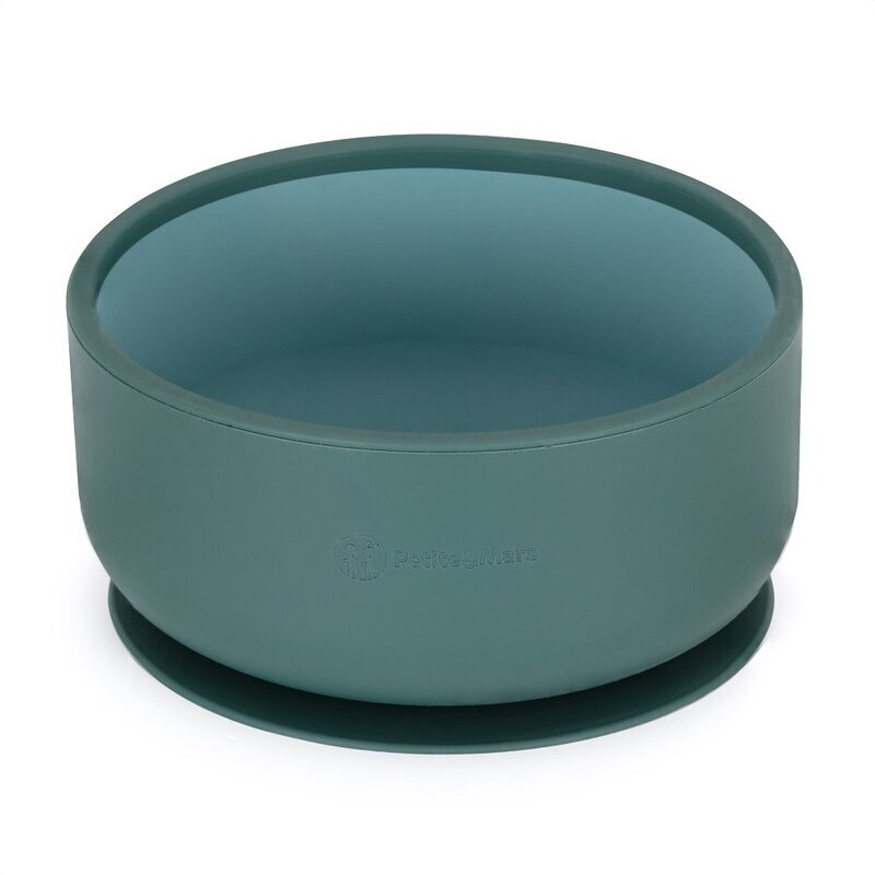 Petite&Mars Bol PetiteMars cu ventuza din silicon TakeMatch verde