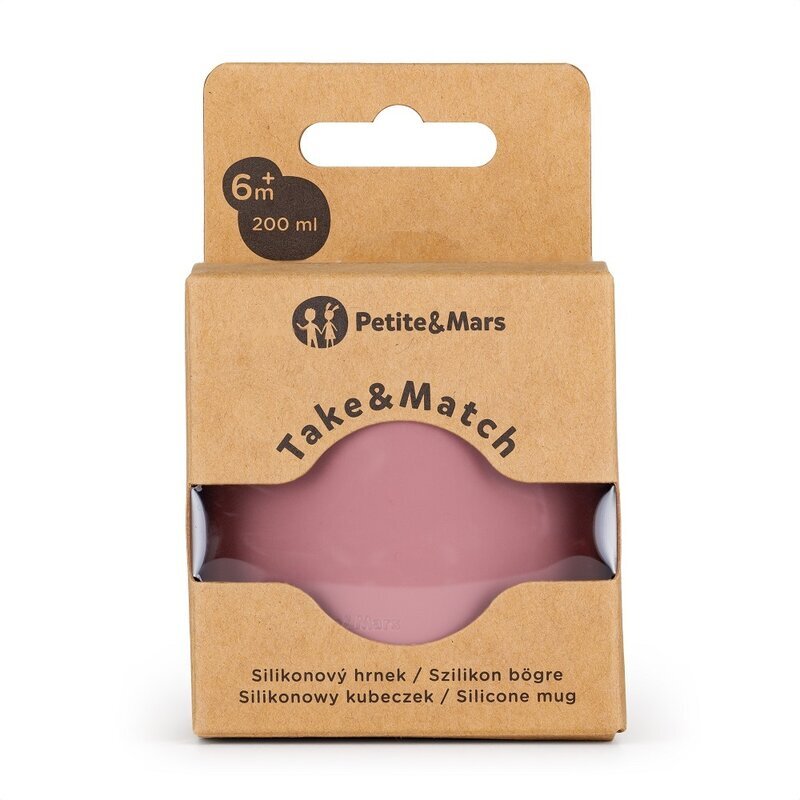 Petite&Mars Canuta PetiteMars fara maner din Silicon TakeMatch roz