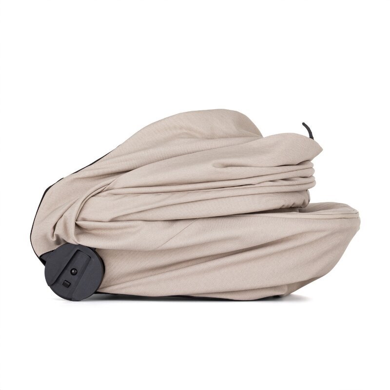 Petite&Mars Carucior 2 in 1 pentru copii PetiteMars Scout Bej cu landou pliabil reversibil spatar si suport de picioare reglabile maner ajustabil accesorii pana la 22 kg 0 luni+