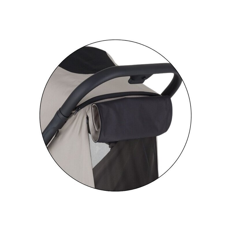 Petite&Mars Carucior pentru copii PetiteMars Flip gri cu pliere compacta spatar reglabil suport picioare reglabil si copertina extensibila cu protectie UPF 50+ greutate admisa 22 kg