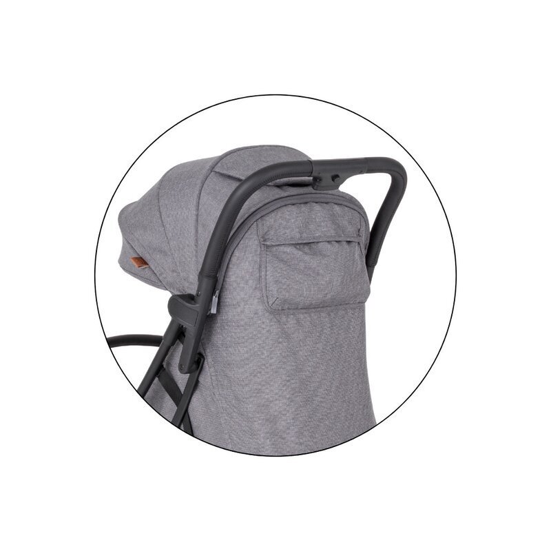 Petite&Mars Carucior sport pentru copii Petite Mars Pax Ultimate Gri compact cu spatar ajustabil suport pentru picioare reglabil pliere tip carte 6-36 luni
