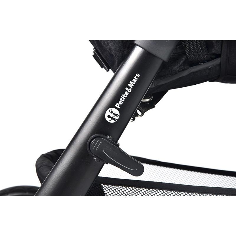 Petite&Mars Carucior sport PetiteMars Street+ Air Include capotina impermeabila Editie limitata Cu fereastra husa picioare cos de bagaje Cu roti gonflabile Centura de siguranta in 5 puncte Sarcina maxima 25 kg 6 luni+ Ocean
