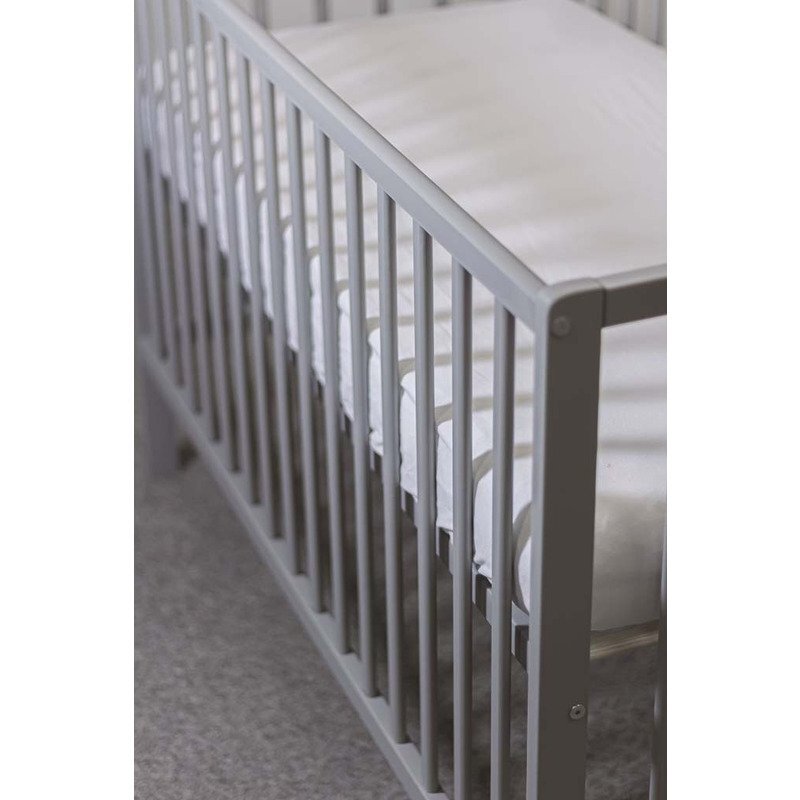 Petite&Mars Cearceaf cu elastic Soft Dream din jersey 120x60 cm alb
