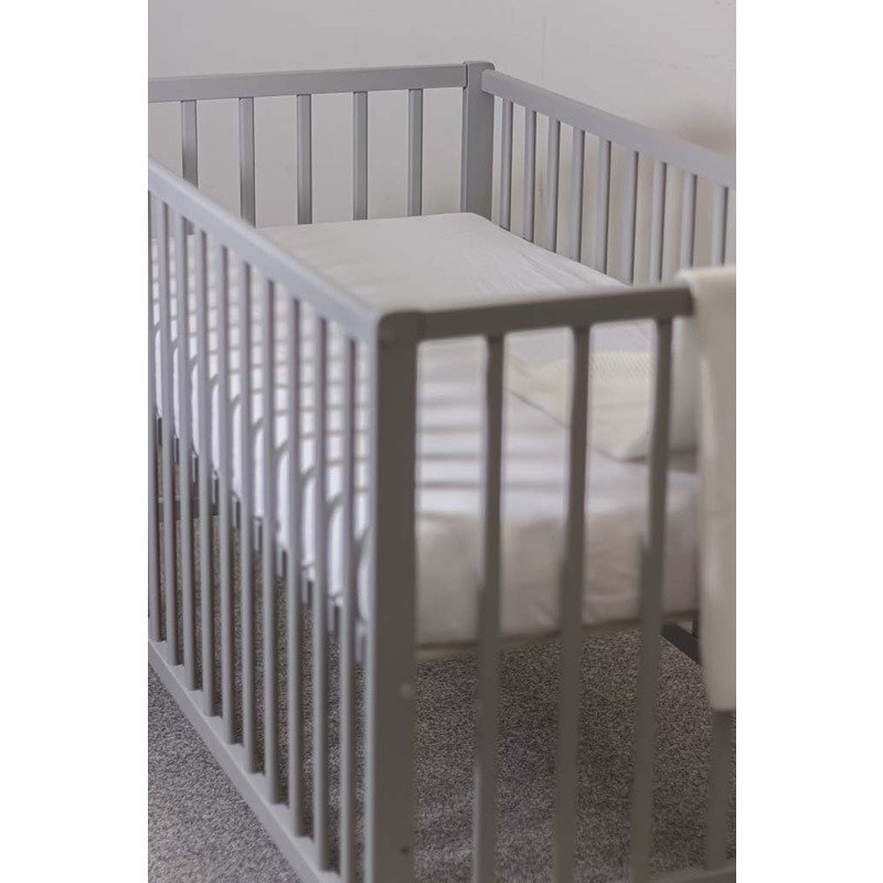 Petite&Mars Cearceaf cu elastic Soft Dream din jersey 120x60 cm alb