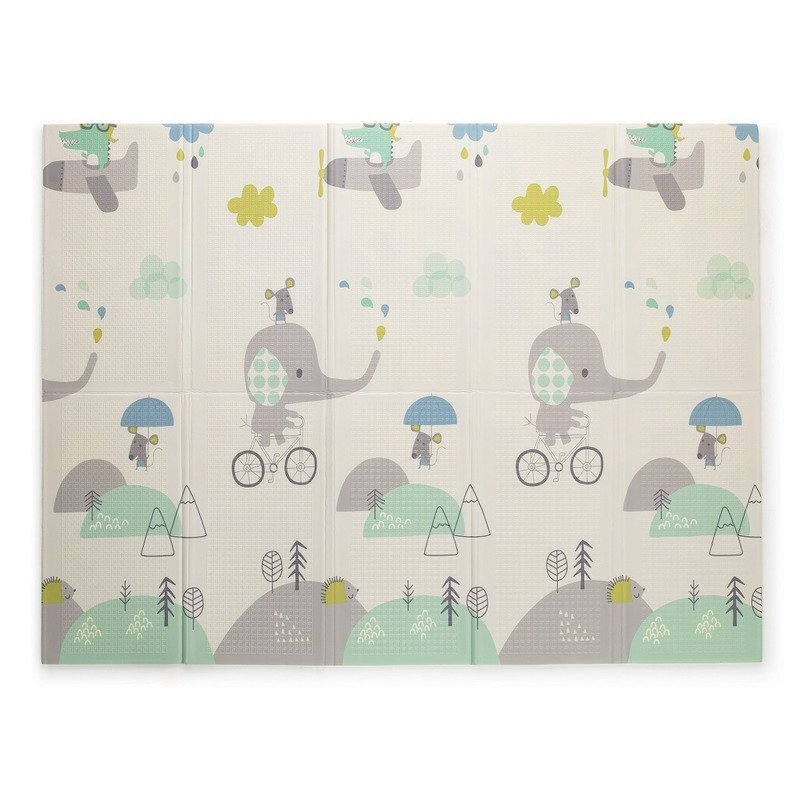 Petite&Mars Covoras de joaca PetiteMars reversibil 197 x 147 x 1 cm oras multicolor
