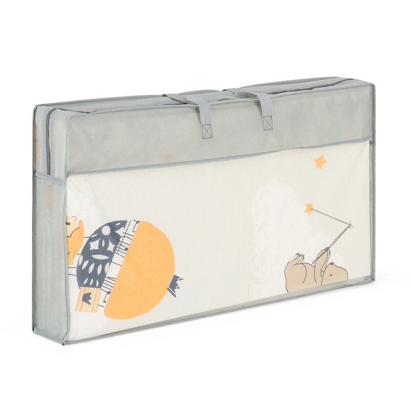 Petite&Mars Covoras de joaca PetiteMars reversibil include geanta pentru transport pliabil si impermeabil non-toxic 197x147x1 cm Campy Mountains 0 luni Multicolor
