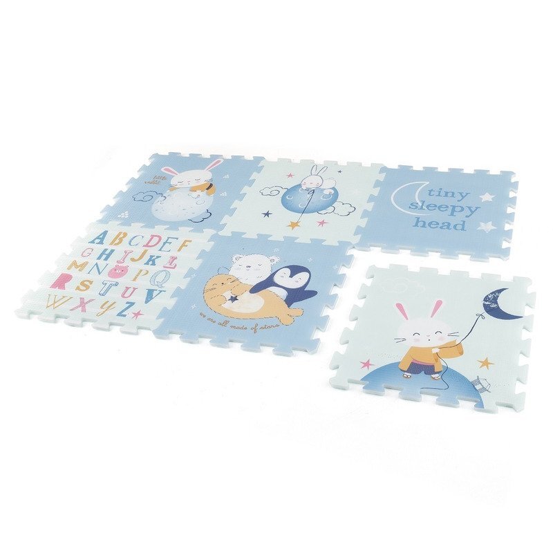 Petite&Mars Covoras puzzle cu 6 piese din spuma PetiteMars Multicolor
