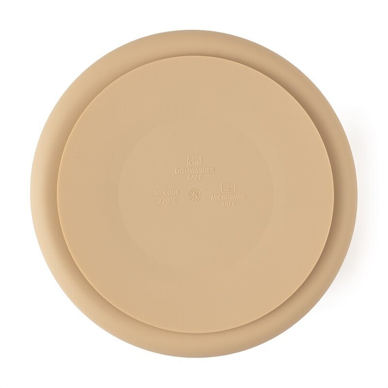 Petite&Mars Farfurie compartimentata PetiteMars cu ventuza si 3 compartimente TakeMatch silicon bej