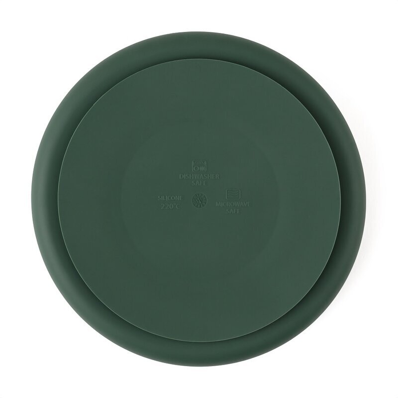 Petite&Mars Farfurie compartimentata PetiteMars cu ventuza si 3 compartimente TakeMatch silicon verde