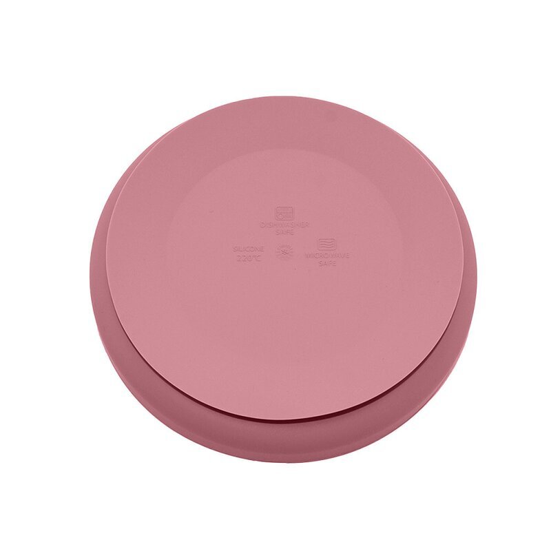 Petite&Mars Farfurie din silicon PetiteMars fara BPA cu ventuza TakeMatch 6 luni+ roz