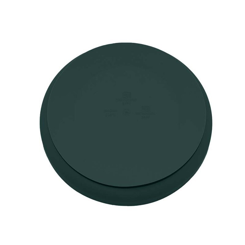 Petite&Mars Farfurie din silicon PetiteMars fara BPA cu ventuza TakeMatch 6 luni+ verde inchis