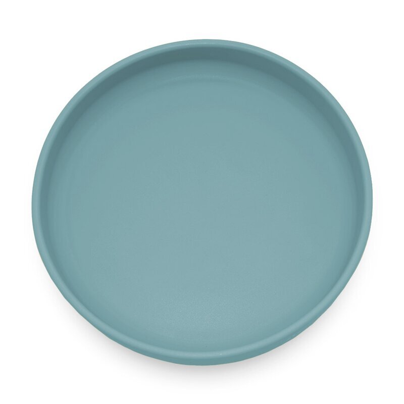 Petite&Mars Farfurie din silicon PetiteMars Frosted Sky Albastru TakeMatch cu ventuza fara BPA 6 luni+ 400 ml