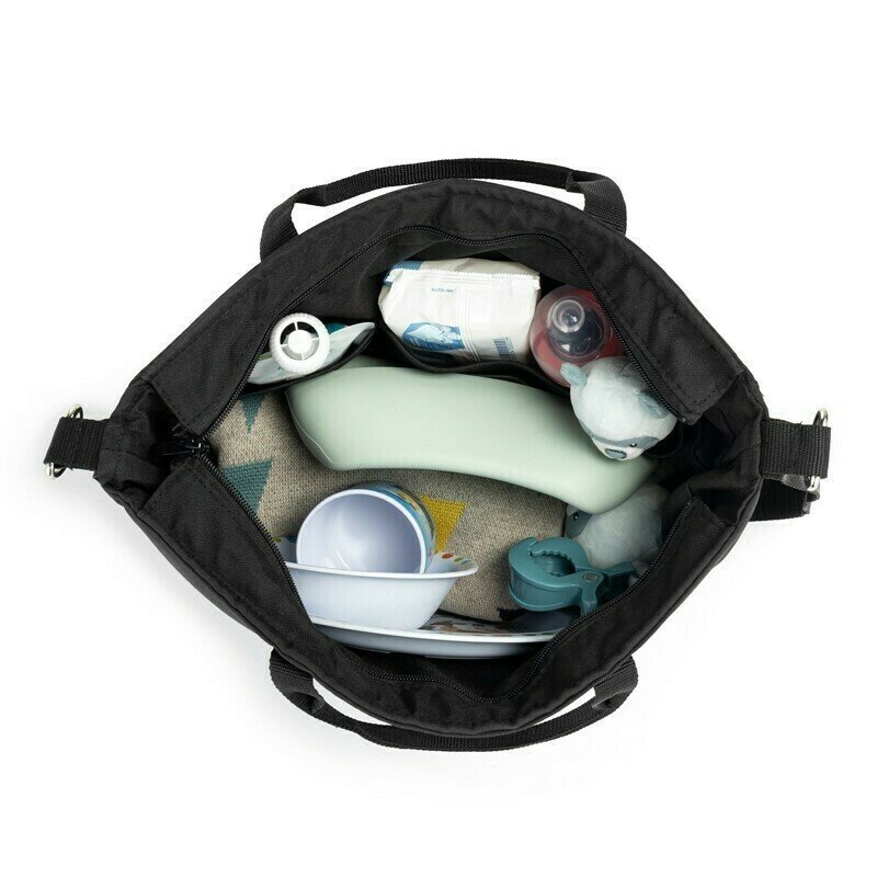 Petite&Mars Geanta pentru mamici PetiteMars Impermeabila 4 compartimente Negru