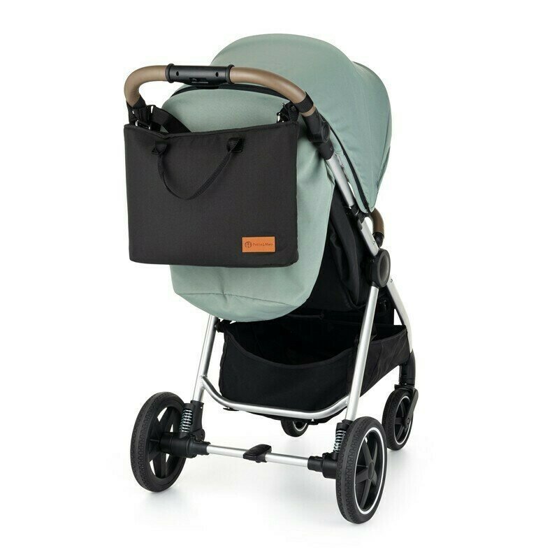 Petite&Mars Geanta pentru mamici PetiteMars Impermeabila 4 compartimente Negru