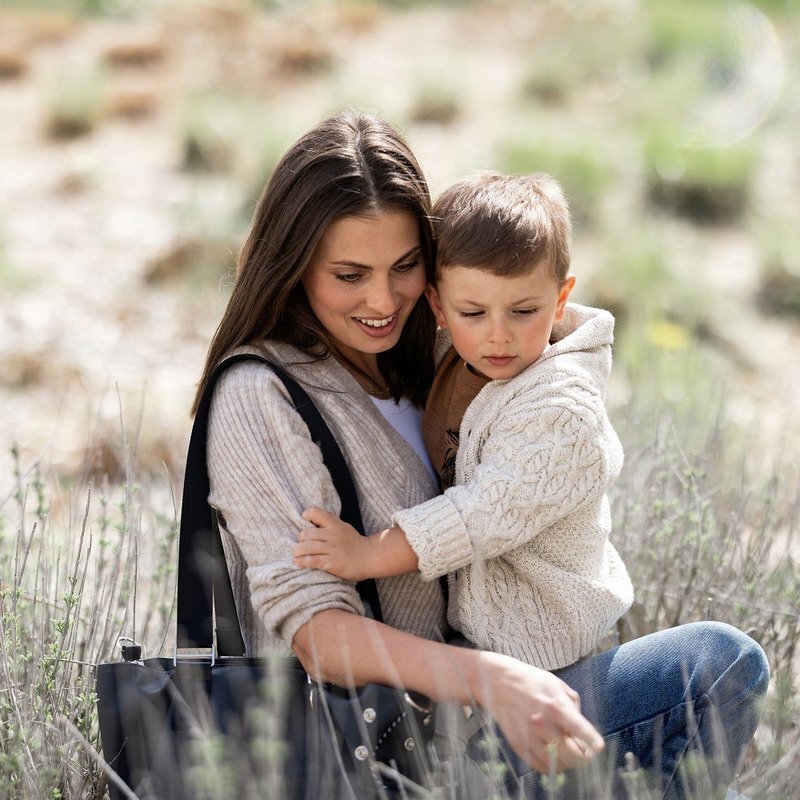 Petite&Mars Geanta pentru mamici PetiteMars Zoe gri