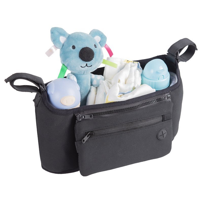 Petite&Mars Organizator carucior PetiteMars dimensiune universala Negru