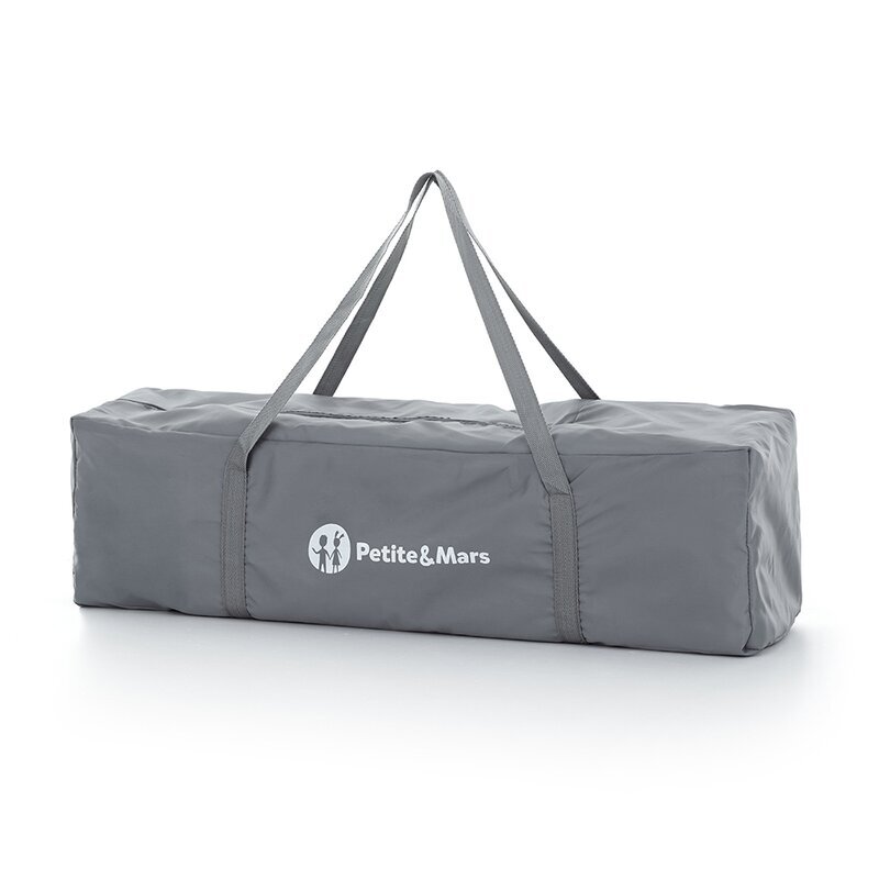 Petite&Mars Patut pliant Nyja Teddy Biker Grey PetiteMars