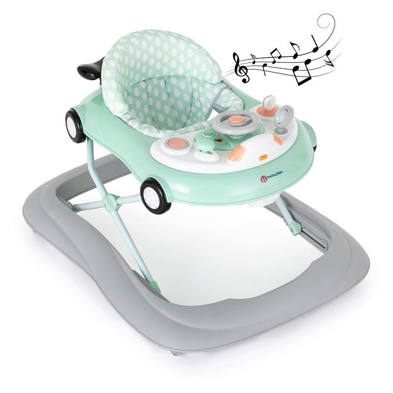 Petite&Mars Premergator muzical PetiteMars cu panou interactiv si lumini Cabrio Verde