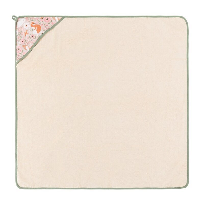 Petite&Mars Prosop cu gluga PetiteMars Loulou hipoalergenic 100 x 100 cm bej