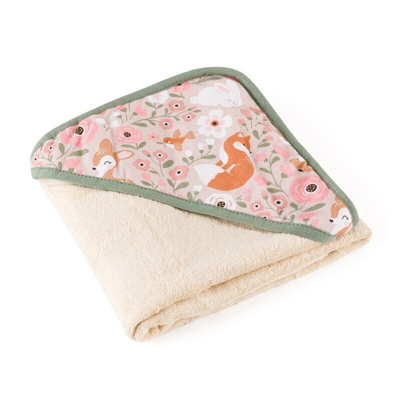 Petite&Mars Prosop cu gluga PetiteMars Loulou hipoalergenic 100 x 100 cm bej
