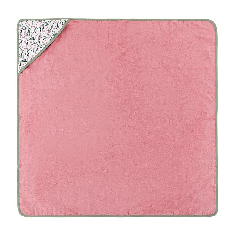 Petite&Mars Prosop cu gluga PetiteMars Loulou hipoalergenic 100x100 cm Roz