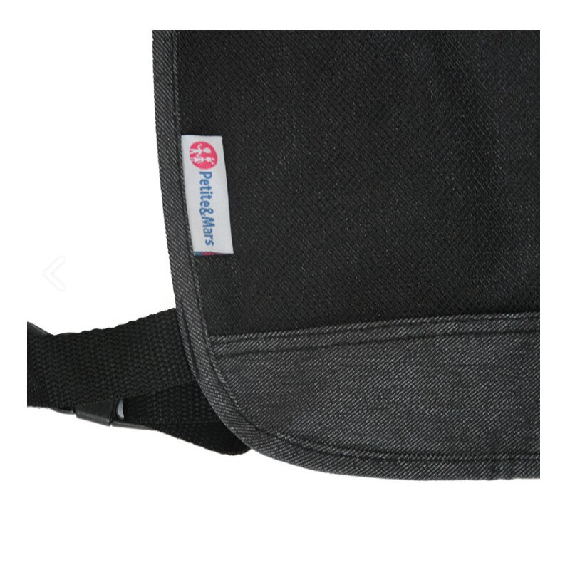 Petite&Mars Protectie bancheta auto 38.5x58 cm Order Gri-Negru PetiteMars