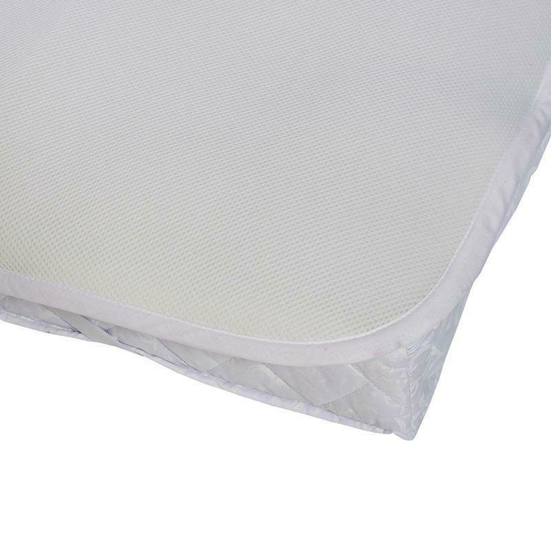 Petite&Mars Protectie impermeabila cu trei straturi pentru saltea 120x60 cm alb