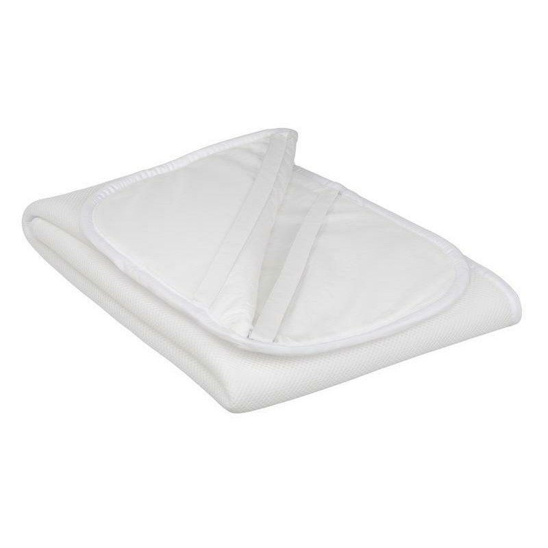 Petite&Mars Protectie impermeabila cu trei straturi pentru saltea 120x60 cm alb
