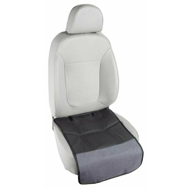 Petite&Mars Protectie impermeabila pentru bancheta auto si spatar cu organizator 3 in 1 Savior gri