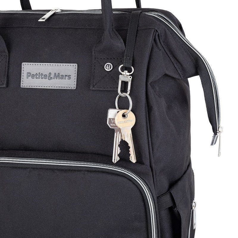 Petite&Mars Rucsac pentru mamici PetiteMars Jack black