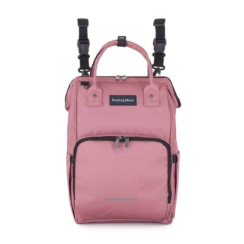 Petite&Mars Rucsac pentru mamici PetiteMars Jack Dusty Rose