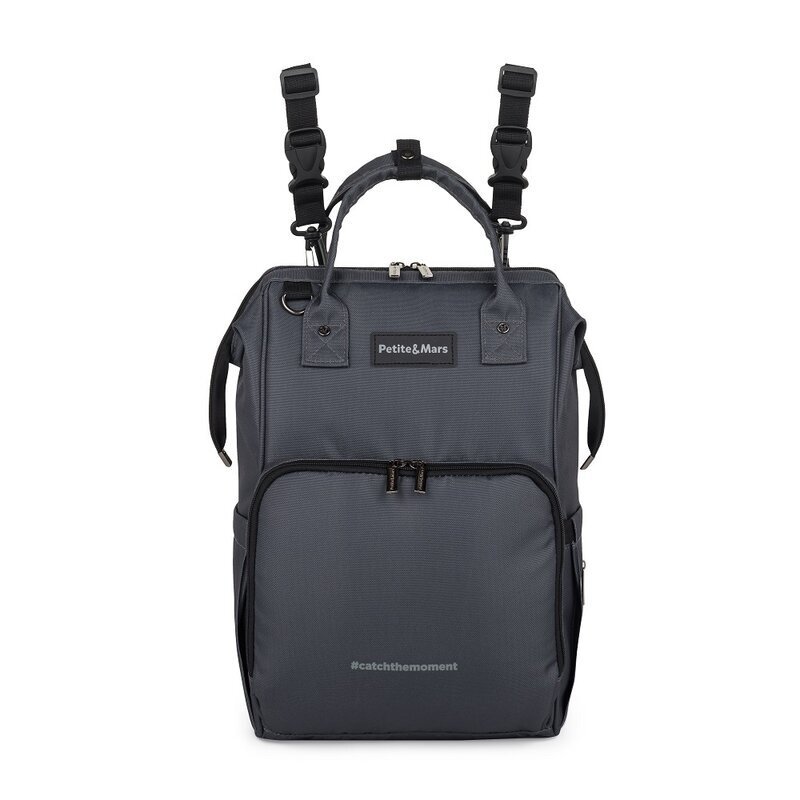Petite&Mars Rucsac pentru mamici PetiteMars Jack Ultimate Grey