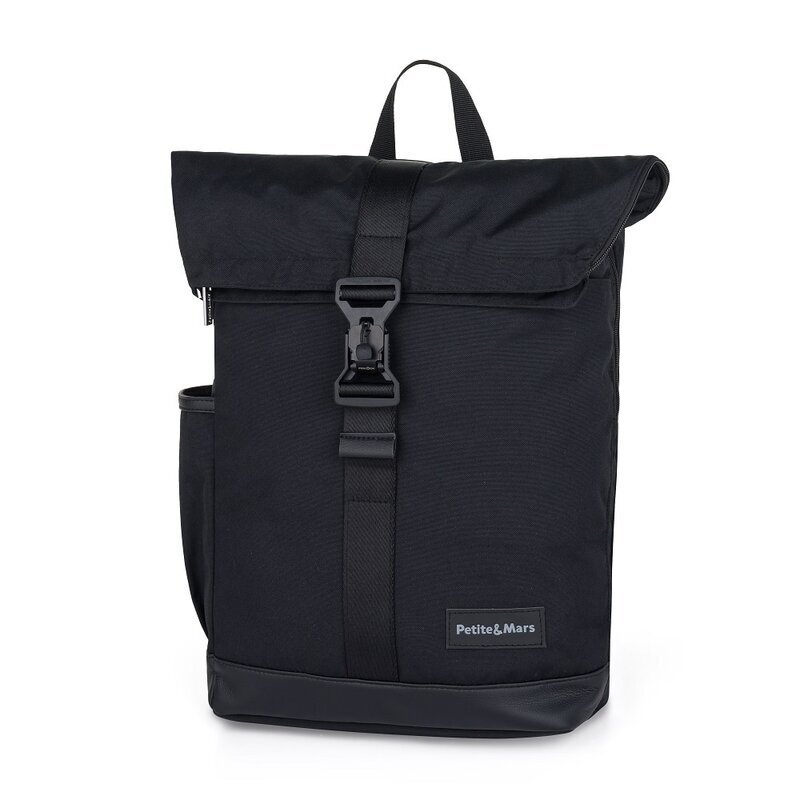 Petite&Mars Rucsac pentru mamici PetiteMars Jakob Absolute Black