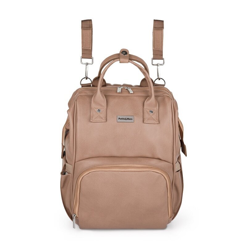 Petite&Mars Rucsac pentru mamici PetiteMars Jasper camel beige